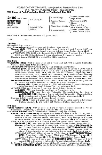 December Mare Sale - Tattersalls