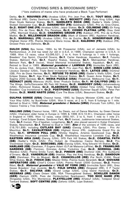 December Mare Sale - Tattersalls