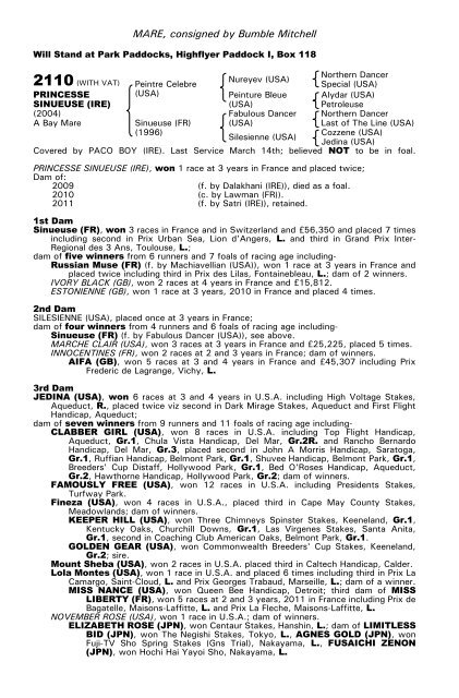 December Mare Sale - Tattersalls