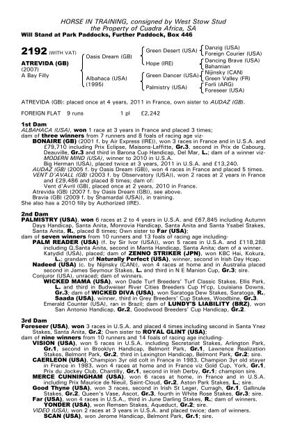 December Mare Sale - Tattersalls