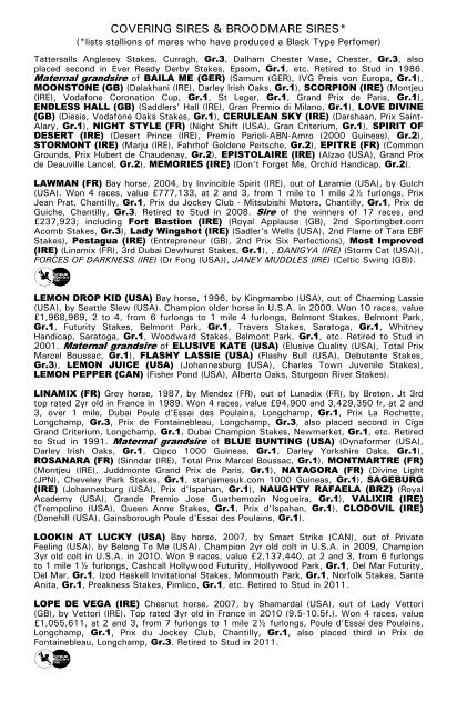 December Mare Sale - Tattersalls