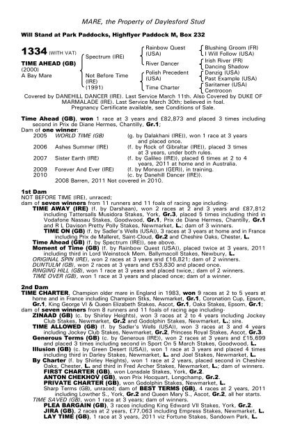 December Mare Sale - Tattersalls