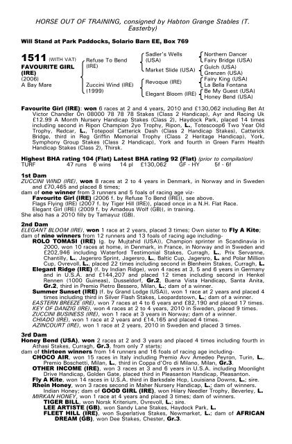 December Mare Sale - Tattersalls