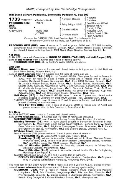 December Mare Sale - Tattersalls