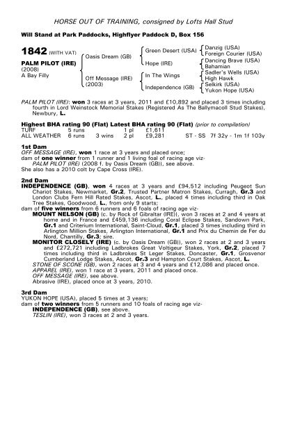 December Mare Sale - Tattersalls