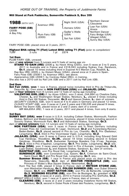 December Mare Sale - Tattersalls