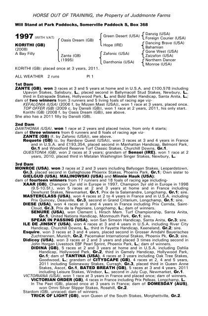 December Mare Sale - Tattersalls