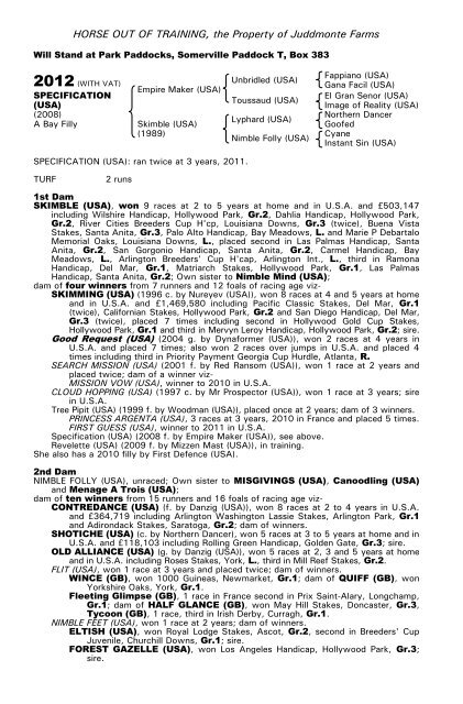 December Mare Sale - Tattersalls