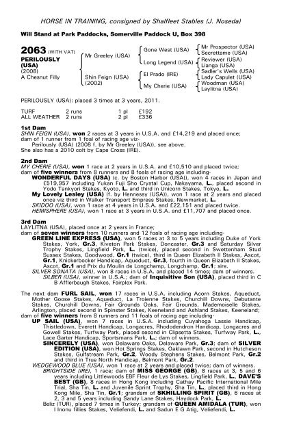 December Mare Sale - Tattersalls