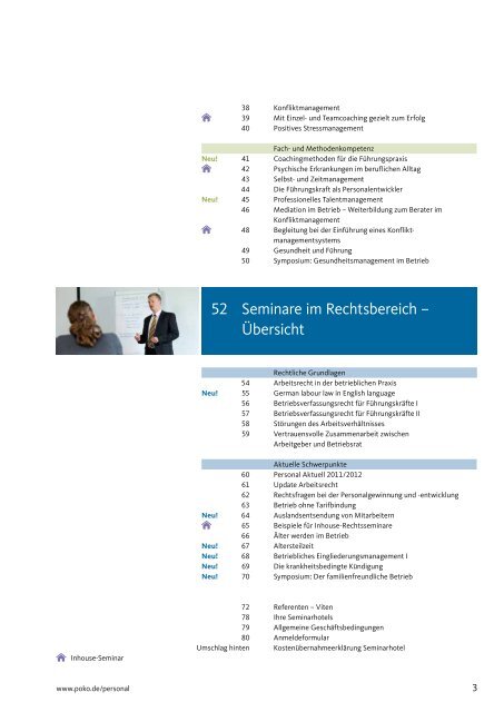 Seminare Training Beratung 2012 - Branchenbuch Deutschland