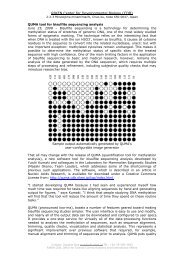 QUMA tool for bisulfite sequencing analysis - RIKEN CDB