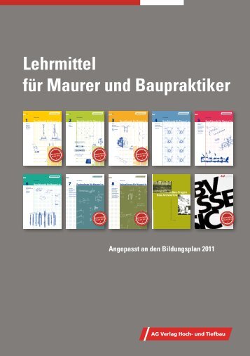 Lehrmittel für Maurer und Baupraktiker - Schweizer Bauwirtschaft