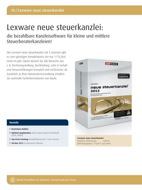 Katalog 4/2012 – Haufe Lösungen für Steuerberater. - Haufe Shop ...