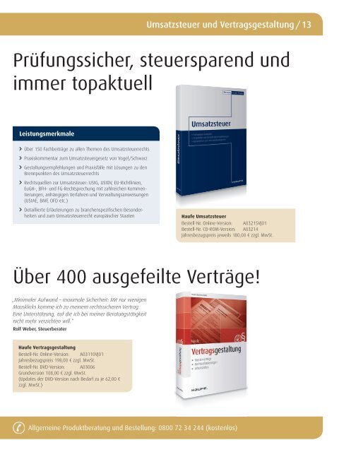 Katalog 4/2012 – Haufe Lösungen für Steuerberater. - Haufe Shop ...