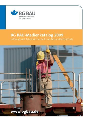 BG BAU-Medienkatalog 2009