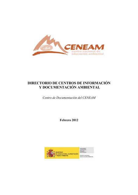 directorio de centros de información y documentación ambiental