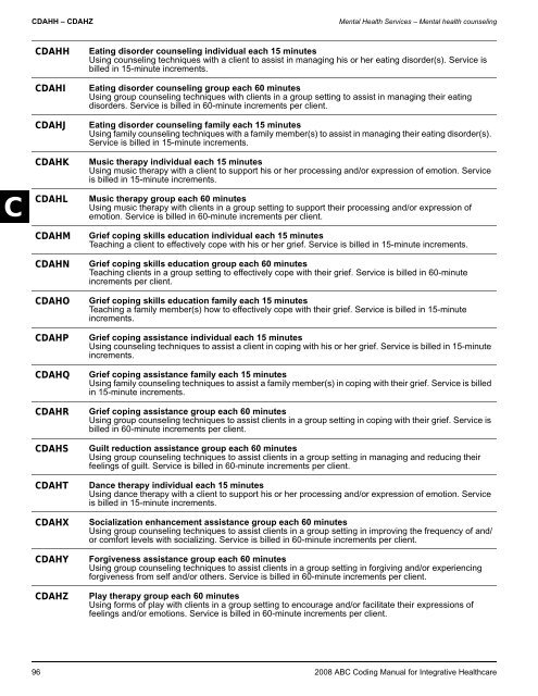 2008 ABC Coding Manual - Index of