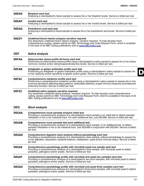 2008 ABC Coding Manual - Index of