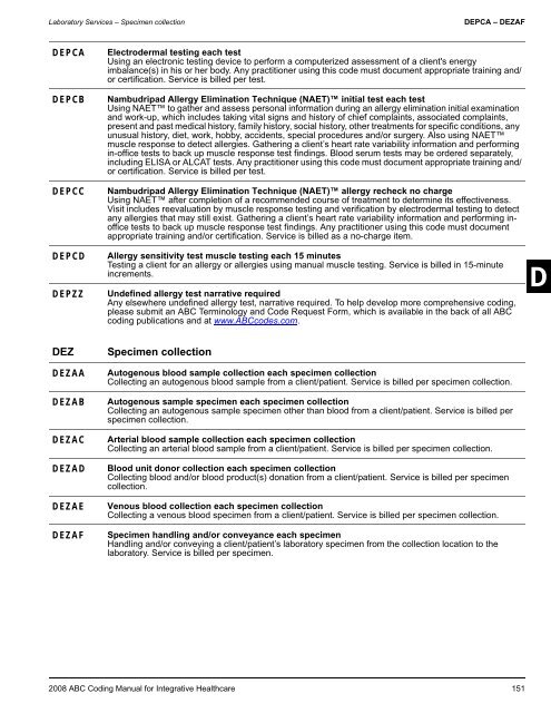 2008 ABC Coding Manual - Index of