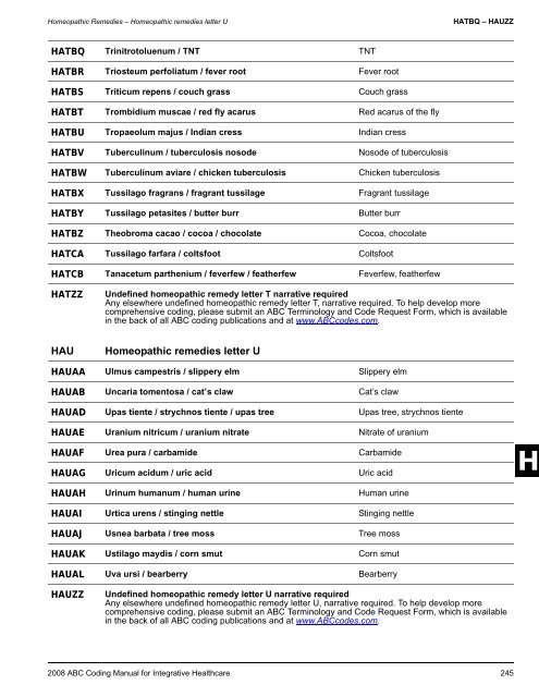 2008 ABC Coding Manual - Index of