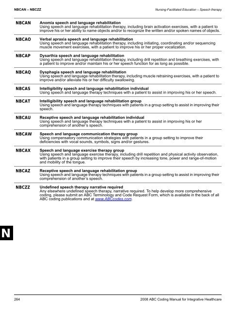 2008 ABC Coding Manual - Index of