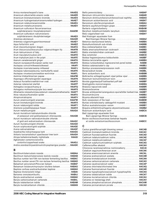 2008 ABC Coding Manual - Index of