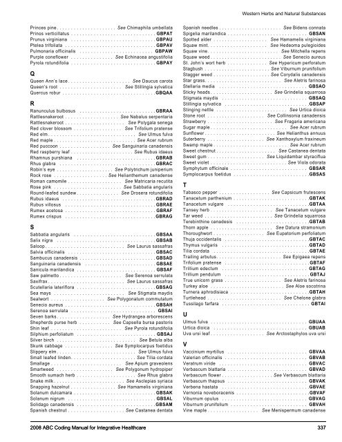 2008 ABC Coding Manual - Index of