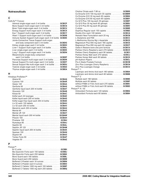 2008 ABC Coding Manual - Index of