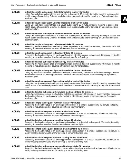 2008 ABC Coding Manual - Index of