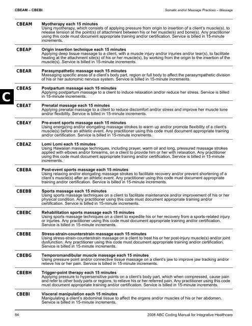 2008 ABC Coding Manual - Index of