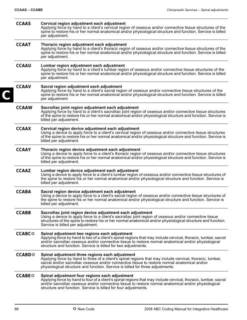 2008 ABC Coding Manual - Index of