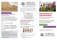 FRAUENWEGE ZU EMPOWERMENT - Omega