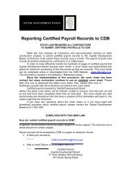 Reporting Certified Payroll Records To CDB - Capital Development ...