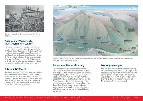 Modernisierung Kraftwerk Bärenwerk - Salzburg AG