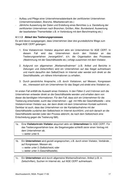 Abschlussbericht "AGE CERT" [PDF, 316KB] - INQA