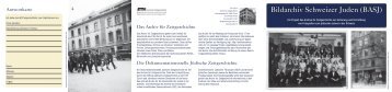 Bildarchiv Schweizer Juden - Das Archiv für Zeitgeschichte - ETH ...