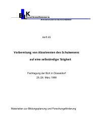 Vorbereitung von Absolventen des Schulwesens - Bund-Länder ...