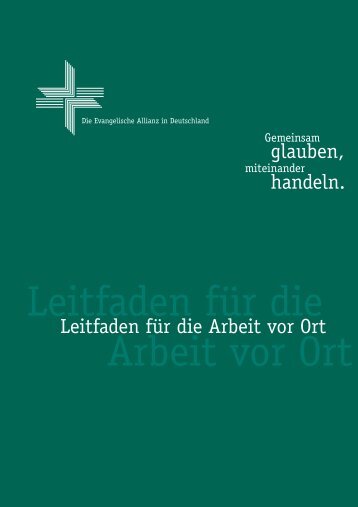 Leitfaden für die Arbeit vor Ort - Deutsche Evangelische Allianz