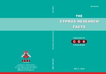 The Cyprus Research Facts - cda college