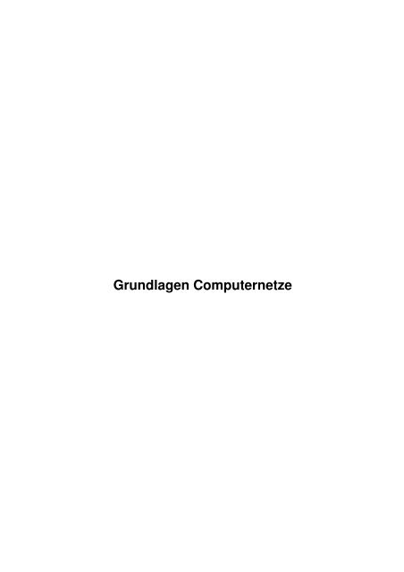 Grundlagen Computernetze Netzmafia