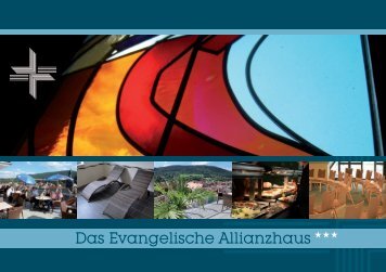Hausbroschüre - Evangelisches Allianzhaus