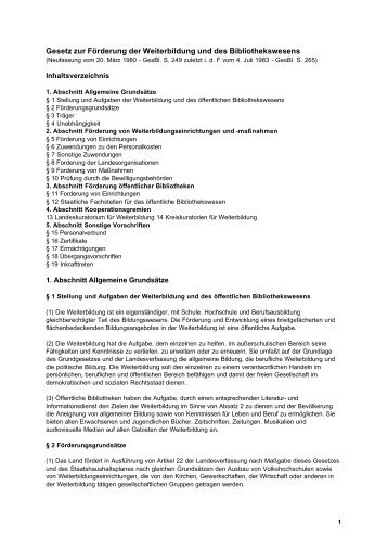 Weiterbildungsgesetz Baden-Württemberg - EAEW