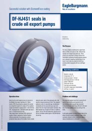 DF-HJ4S1 seals in crude oil export pumps - EagleBurgmann