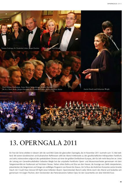 Opernmagazin Januar / Februar 2012 - Oper Frankfurt