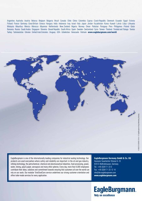 Sealing competence for the oil and gas industry - EagleBurgmann