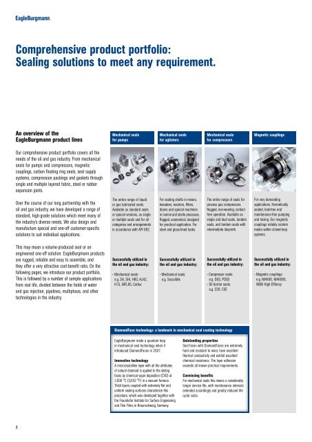 Sealing competence for the oil and gas industry - EagleBurgmann