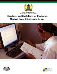 Standards and Guidelines for Electronic Medical Record Systems in ...