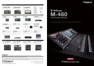 V-Mixer M-480 Features - Visit Lib.roland.co.jp - Roland