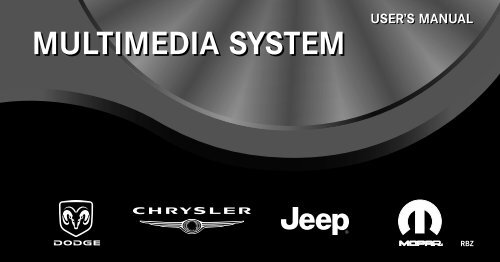 multimedia system user's manual - Jeep