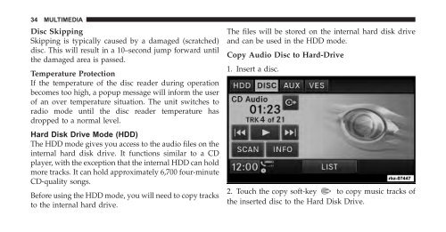 multimedia system user's manual - Jeep